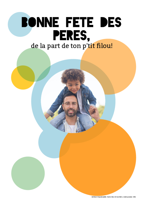 Créez votre propre journal modèle fête des pères | Happiedays