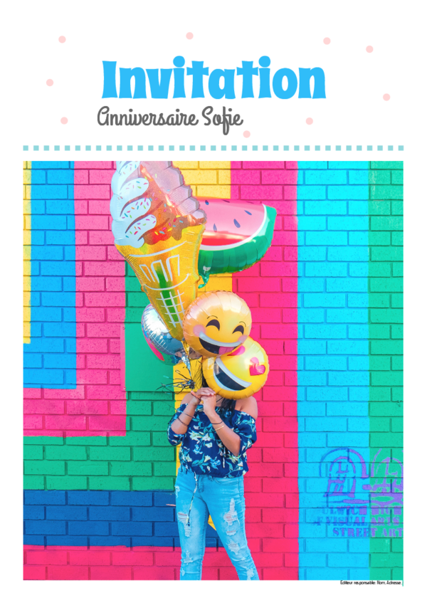 Créez votre propre journal modèle journal anniversaire | Happiedays