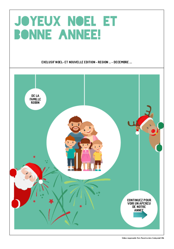 Créez votre propre journal modèle journal de Noël - Nouvel an | Happiedays